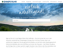Tablet Screenshot of ennepe-ruhr-tourismus.de